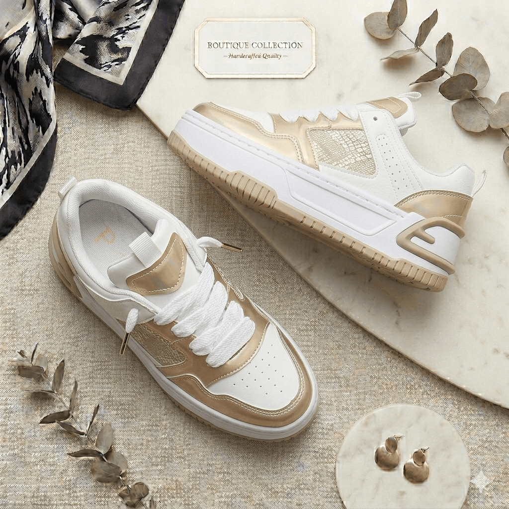 Liquid Gold sneakers