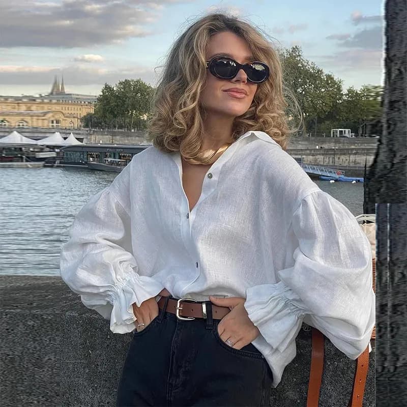 De Iconische Witte Poplin